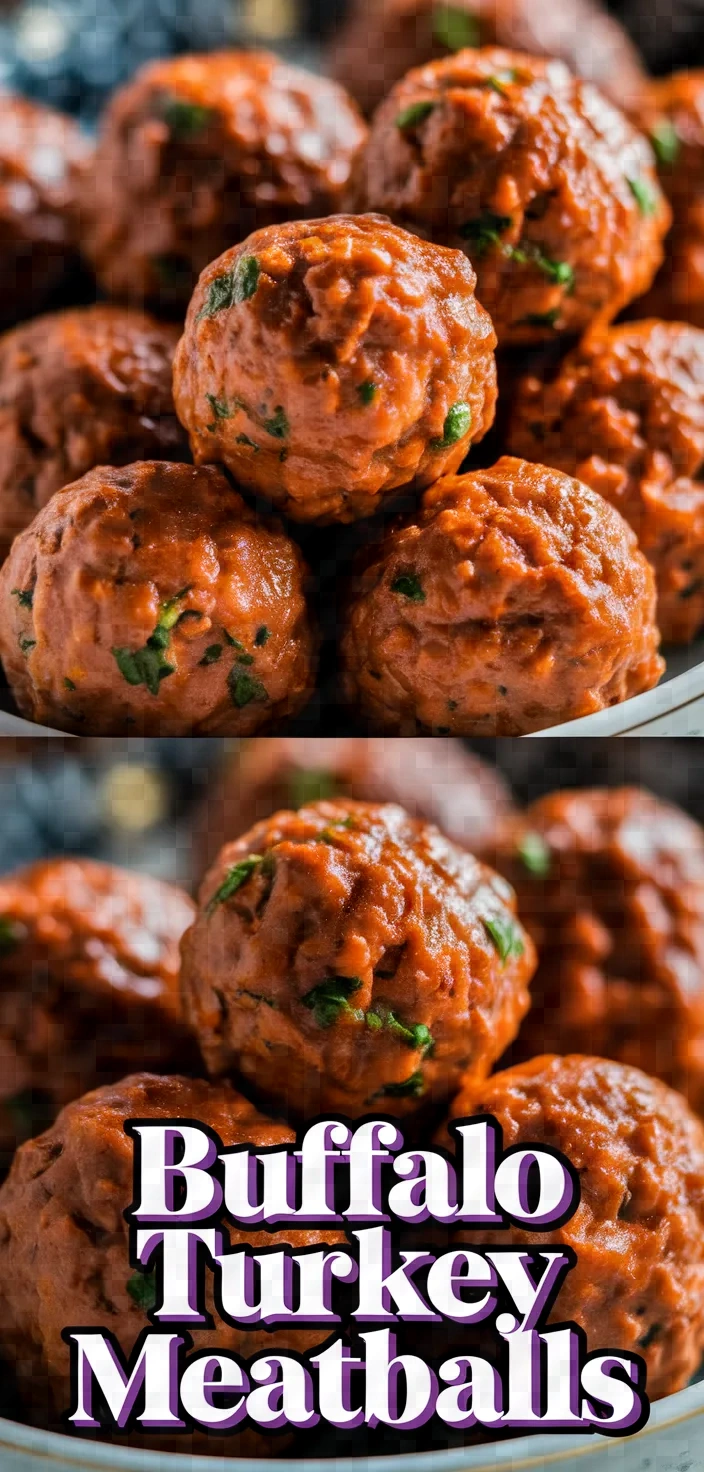 Buffalo Turkey Meatballs Recipe