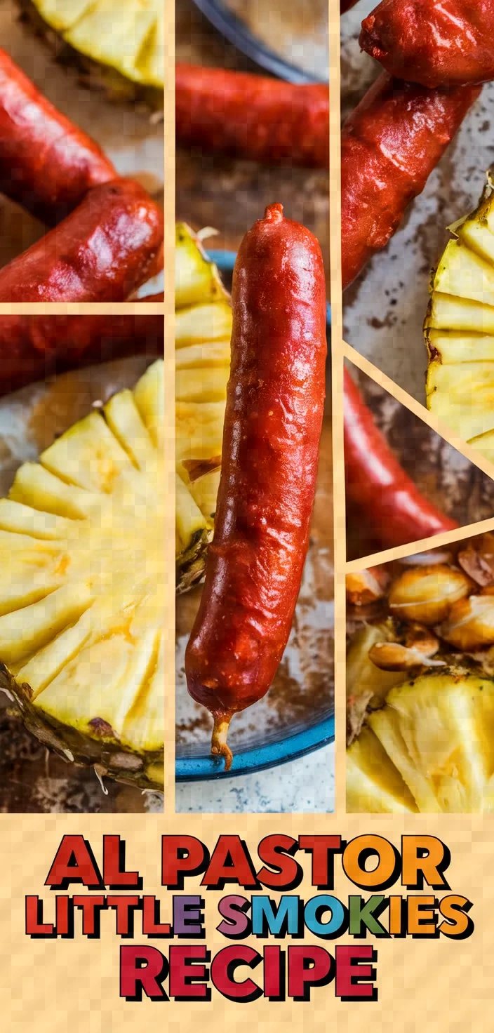 A photo of Al Pastor Little Smokies Recipe With Pineapple