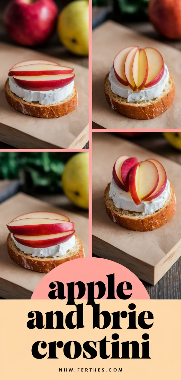 A photo of Apple And Brie Crostini Recipe