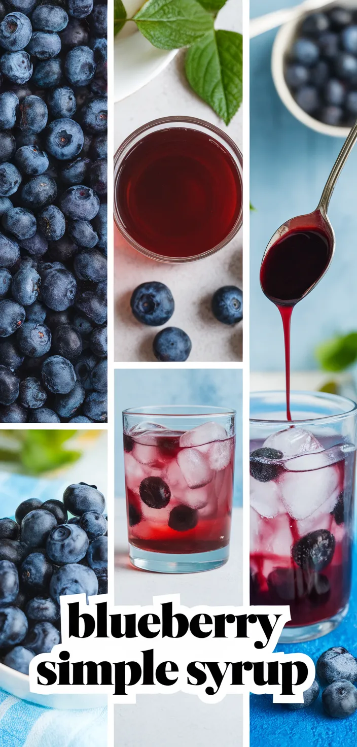 A photo of Blueberry Simple Syrup Recipe