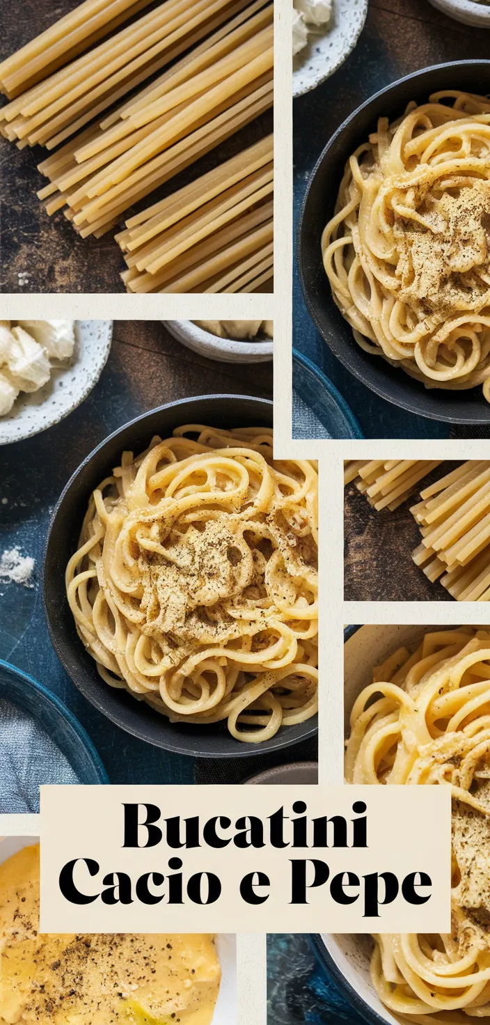 A photo of Bucatini Cacio E Pepe Recipe