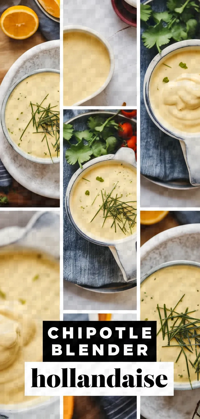 A photo of Chipotle Blender Hollandaise Recipe