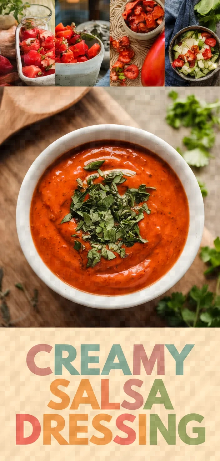A photo of Creamy Salsa Dressing Recipe