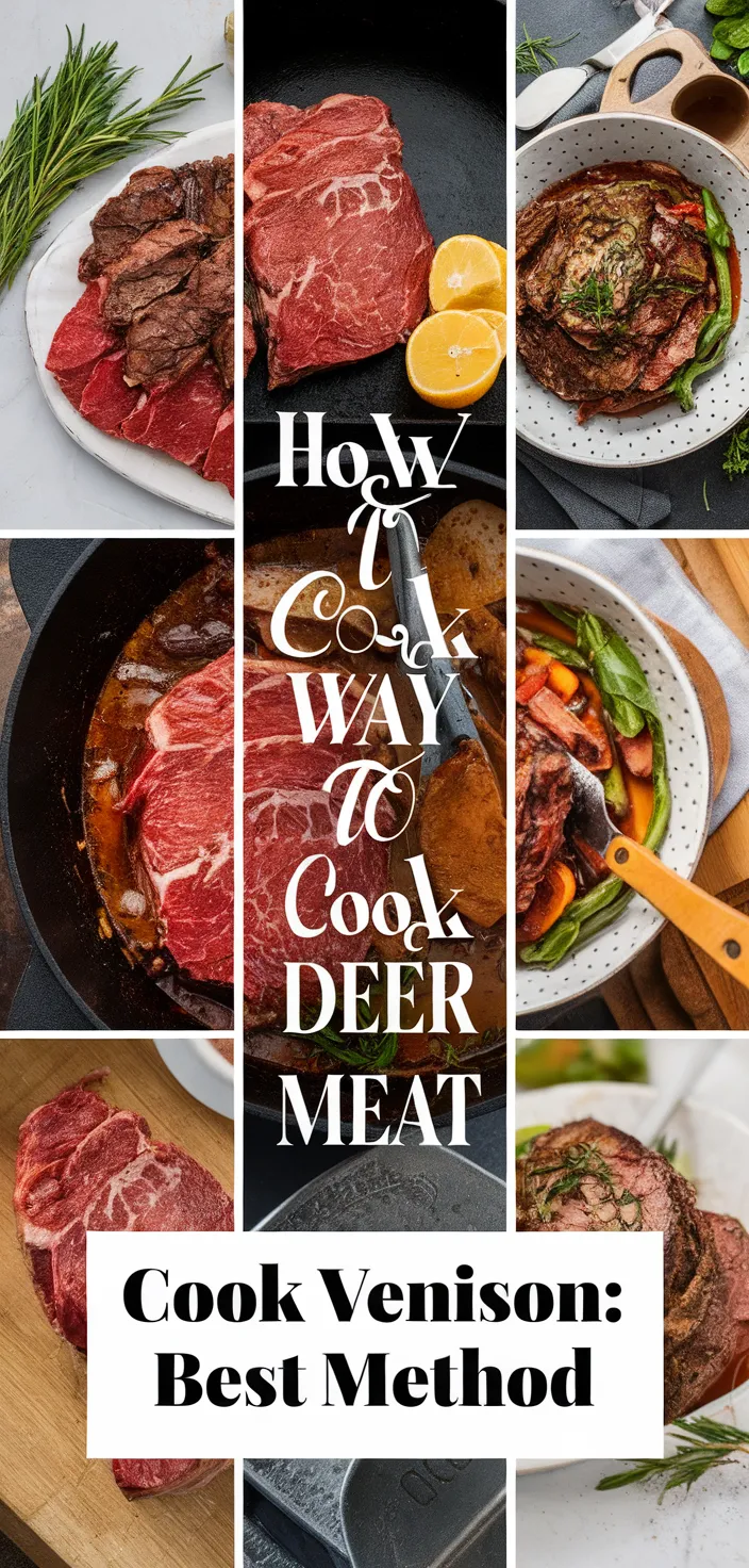 A photo of How To Cook Venison Best Way To Cook Deer Meat Recipe