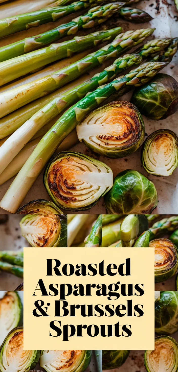 A photo of Roasted Asparagus And Brussels Sprouts Recipe