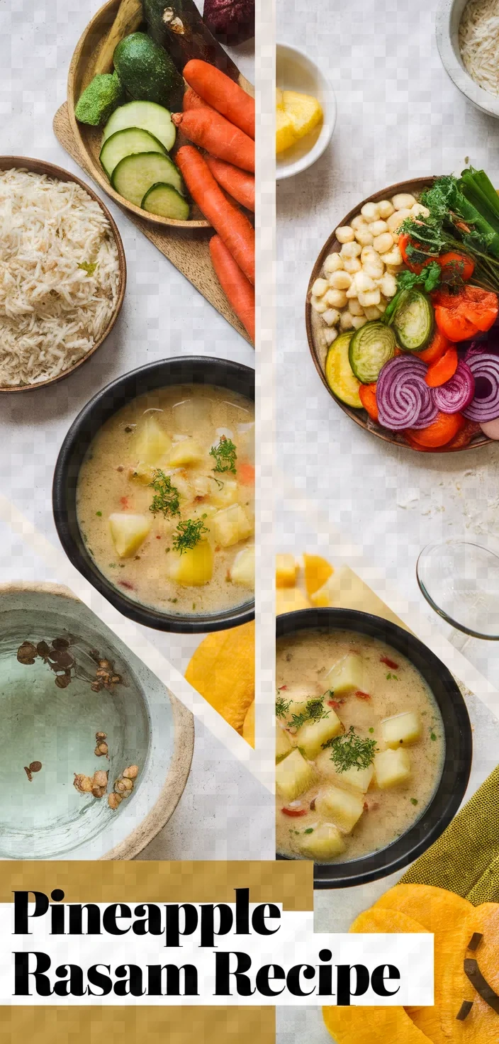 A photo of Simple Pineapple Rasam Without Dal Recipe