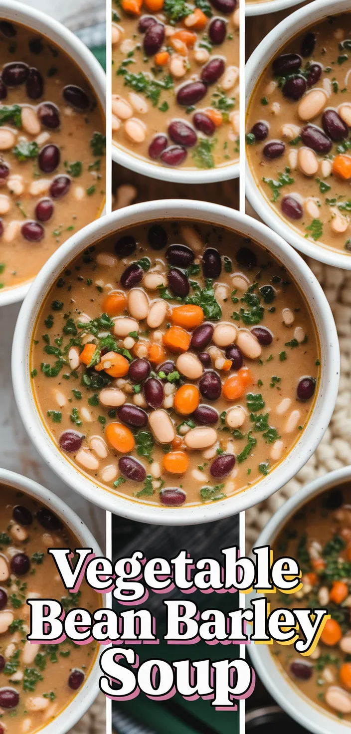 A photo of Vegetable Bean And Barley Soup Recipe