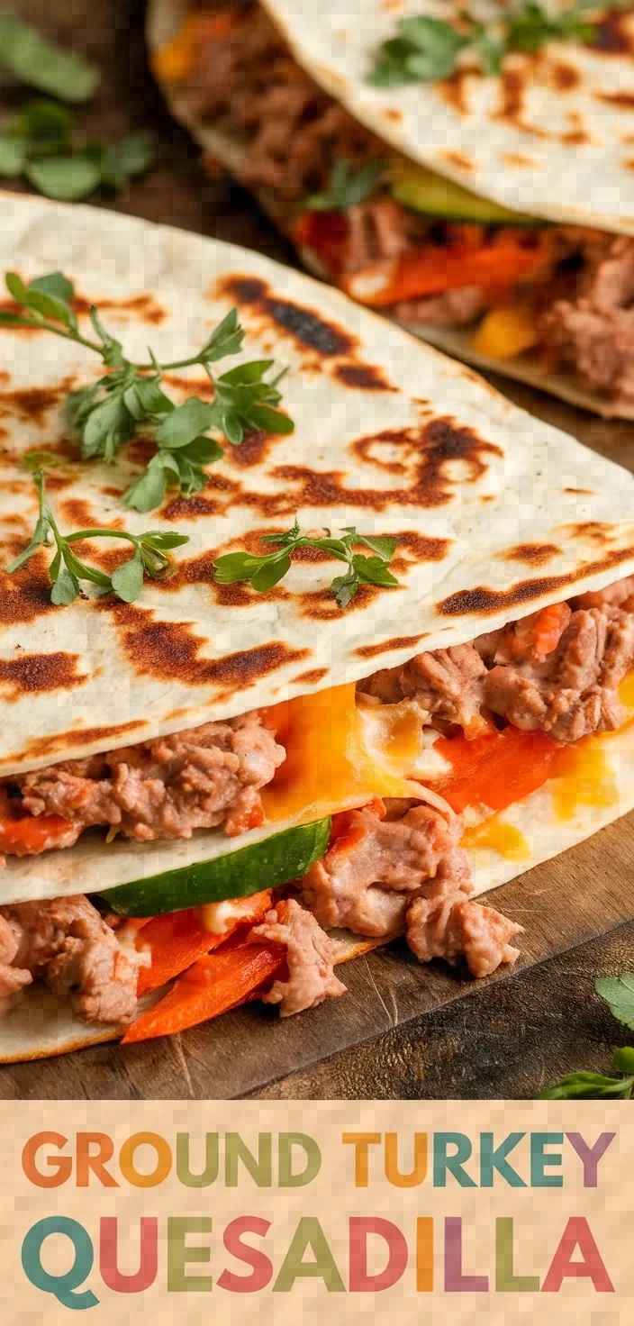 Ground Turkey Quesadilla Recipe