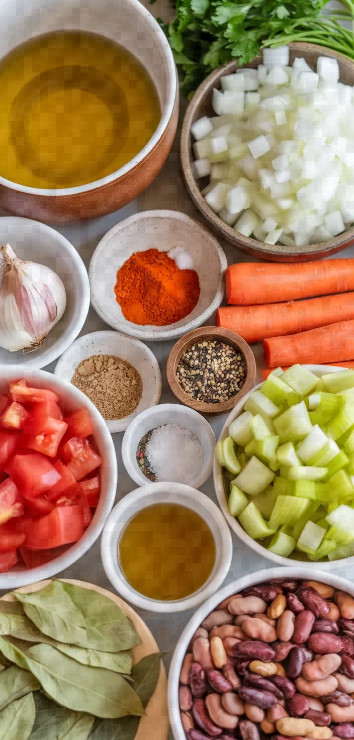 Ingredients photo for Instant Pot Bean Soup Recipe