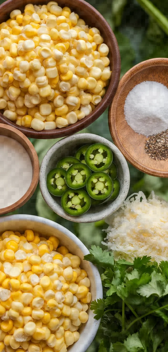 Ingredients photo for Jalapeno Creamed Corn Recipe