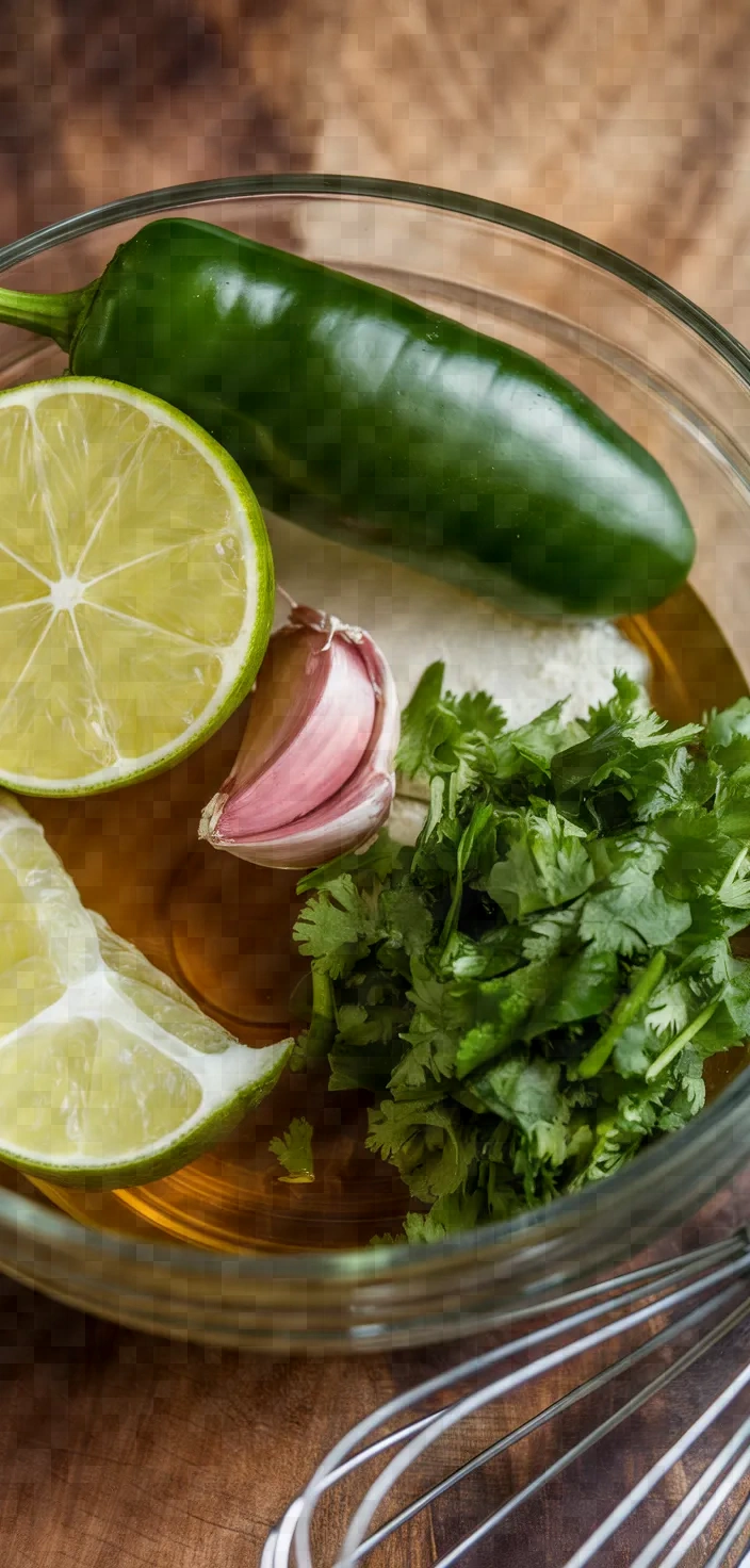 Ingredients photo for Jalapeno Lime Vinaigrette Recipe