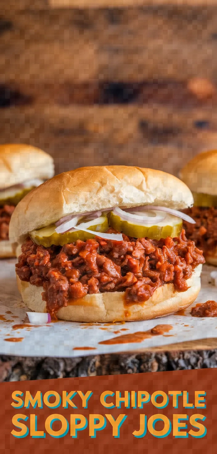 Smoky Chipotle Sloppy Joes Recipe