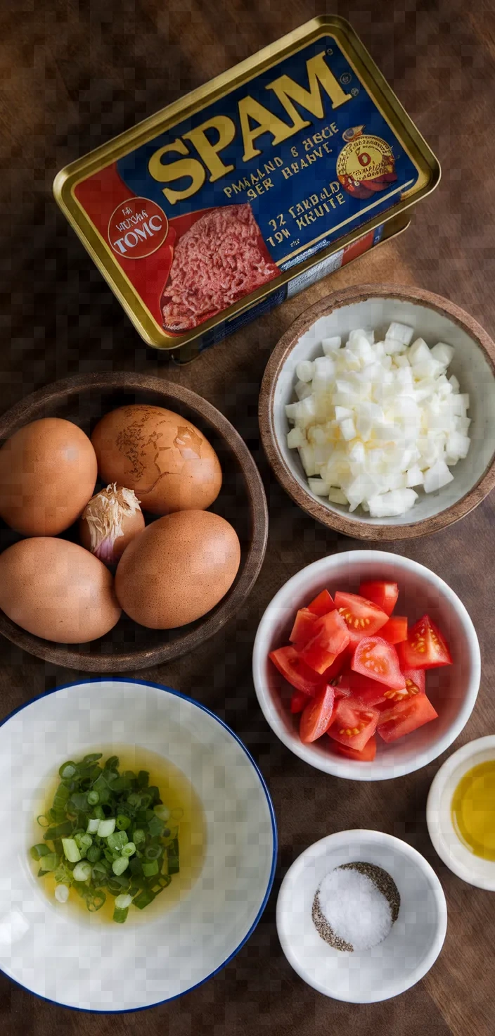 Ingredients photo for Spam Torta Recipe