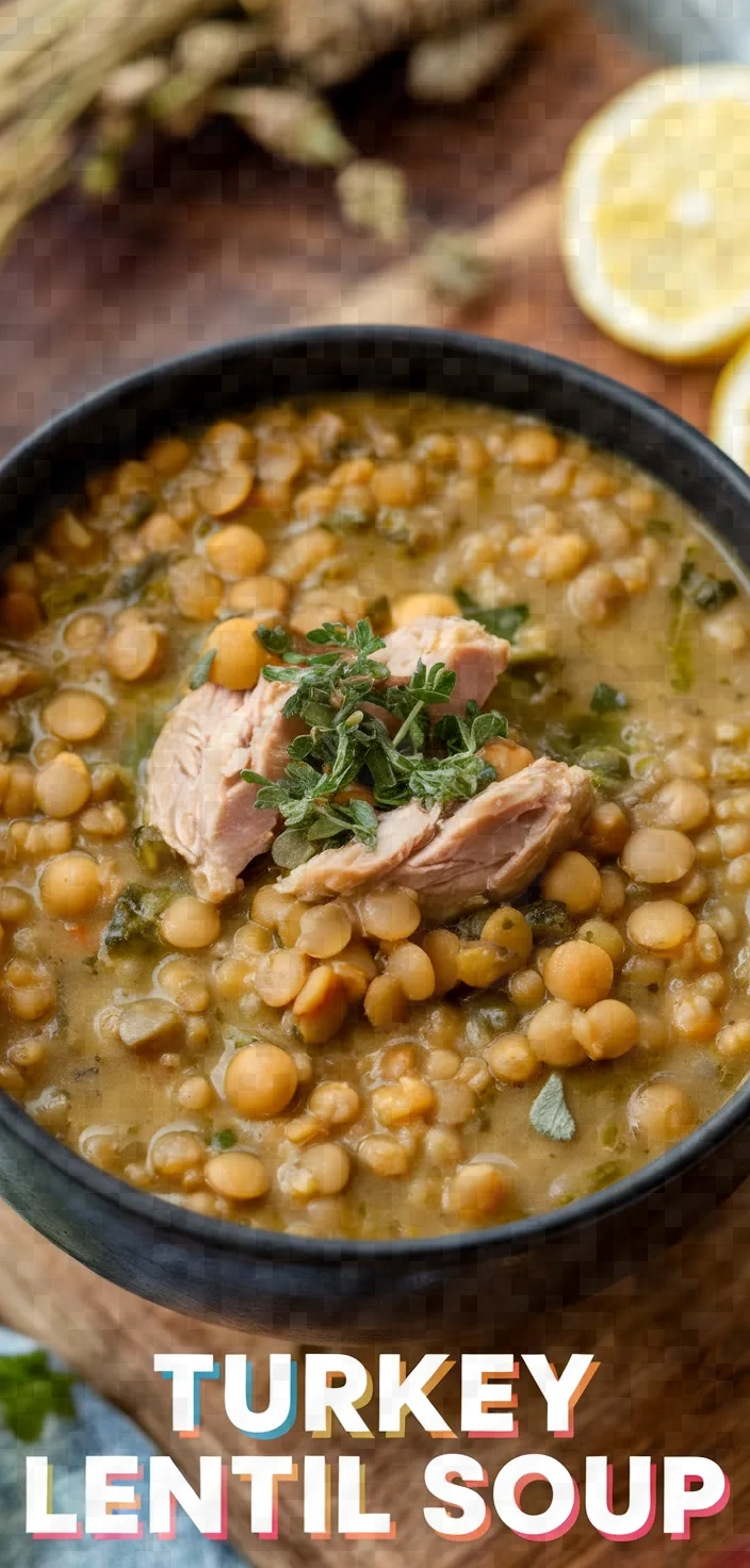 Turkey Lentil Soup Recipe