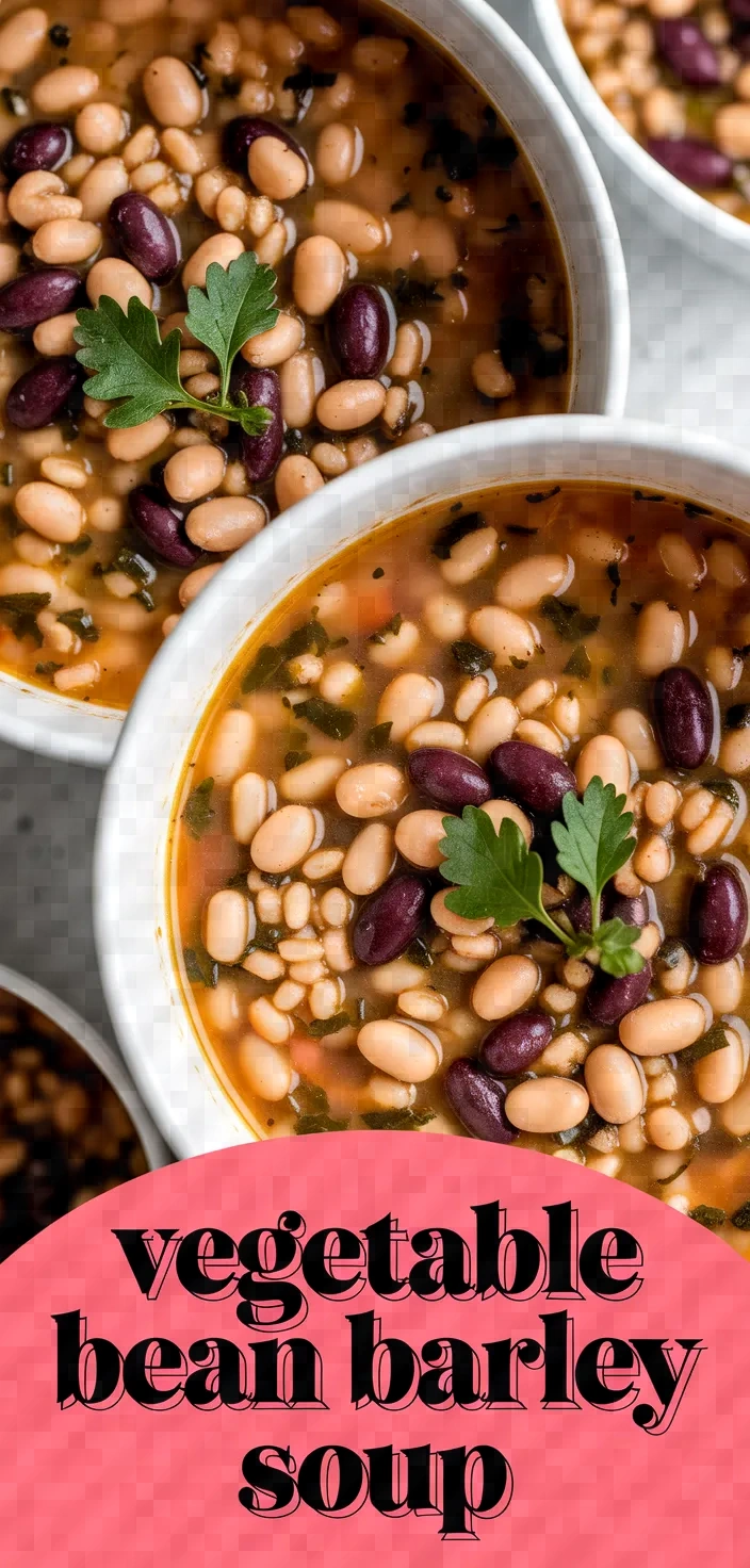 Vegetable Bean And Barley Soup Recipe