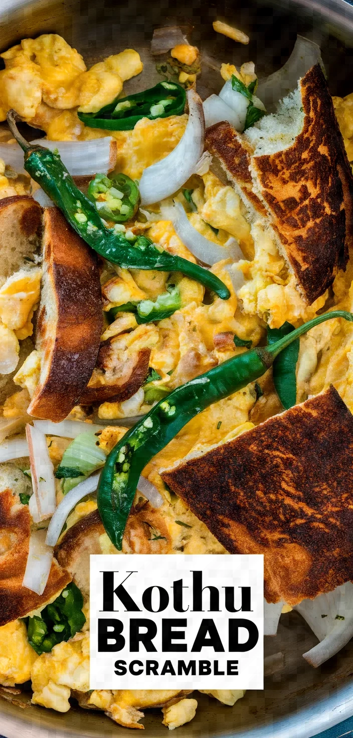 Kothu Bread Scramble Recipe
