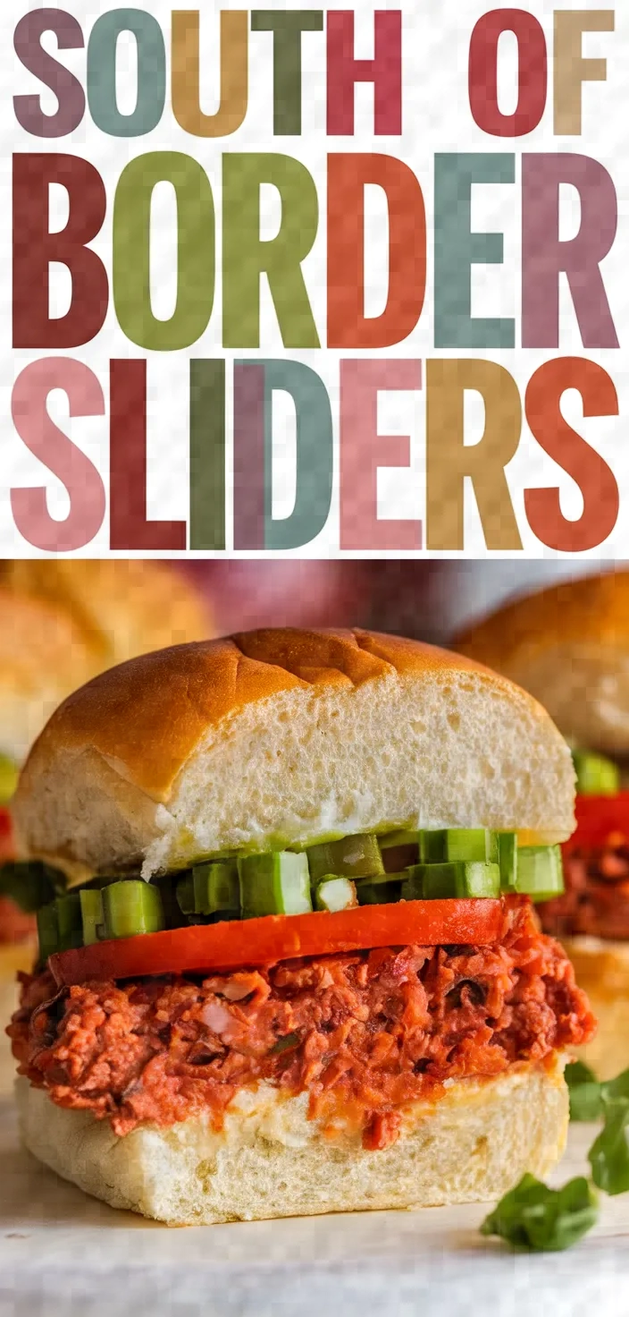 South Of The Border Sliders Mexican Sliders Recipe