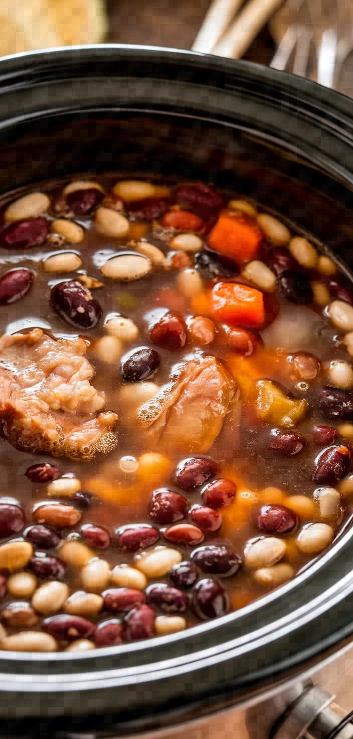 15 Bean Soup Crock Pot Recipe