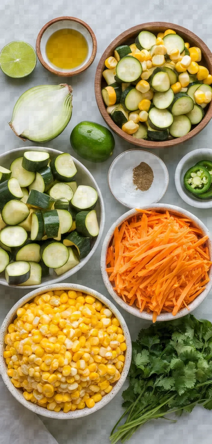 Ingredients photo for Calabacitas Con Queso Recipe