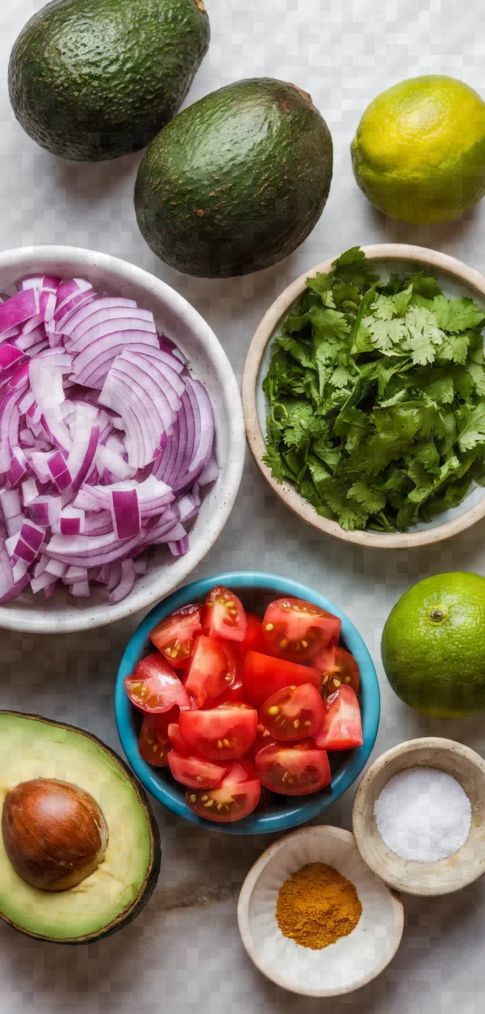 Ingredients photo for Chunky Molcajete Guacamole Recipe