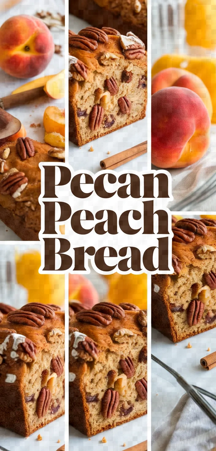 A photo of Cinnamon Pecan Peach Bread Recipe