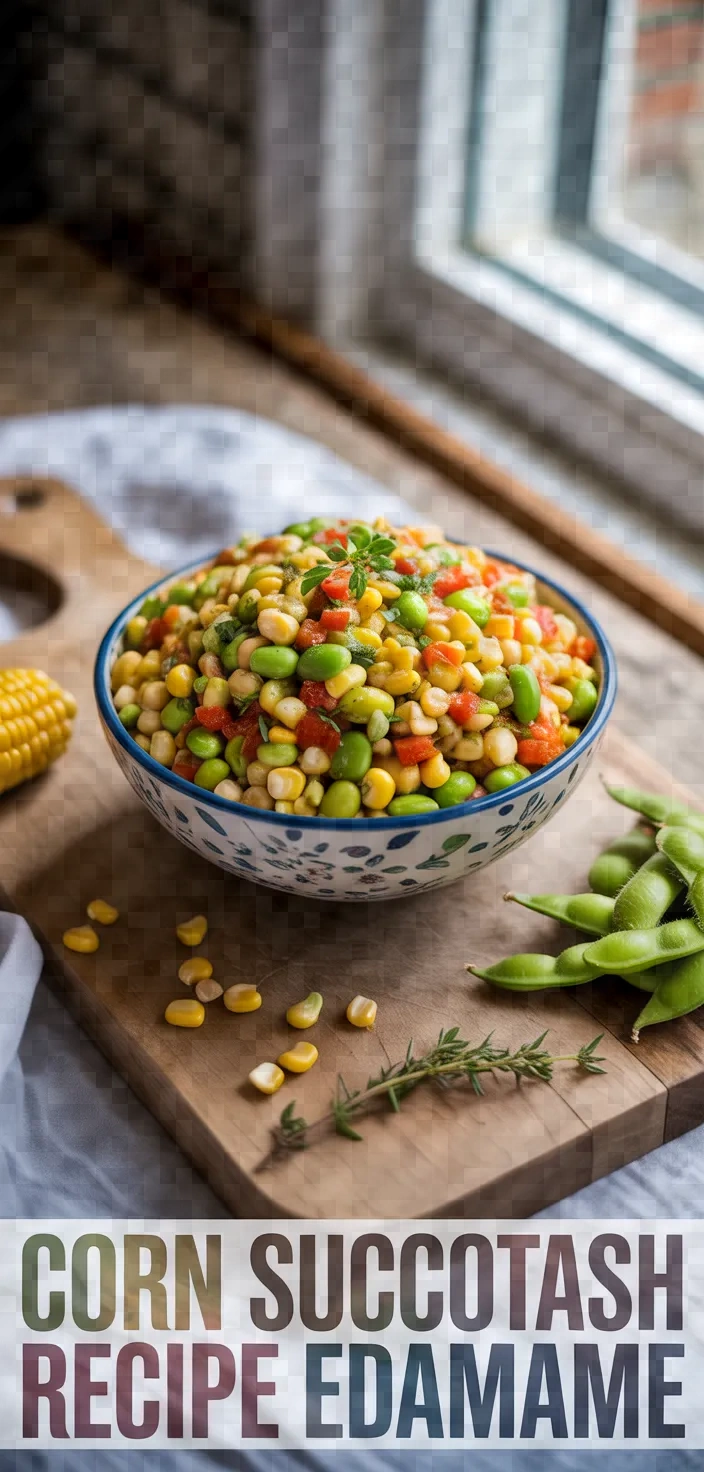 A photo of Corn Succotash Recipe Edamame