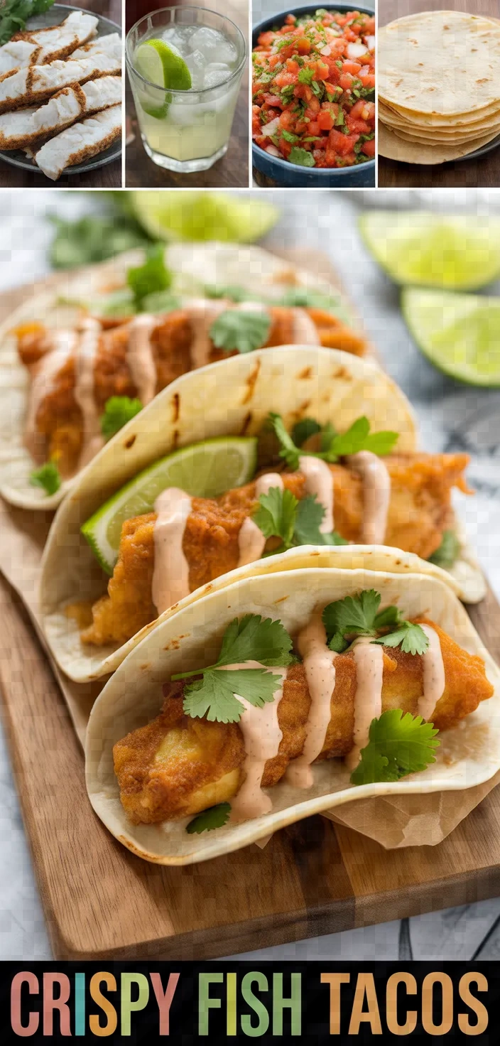 A photo of Crispy Fish Tacos Recipe