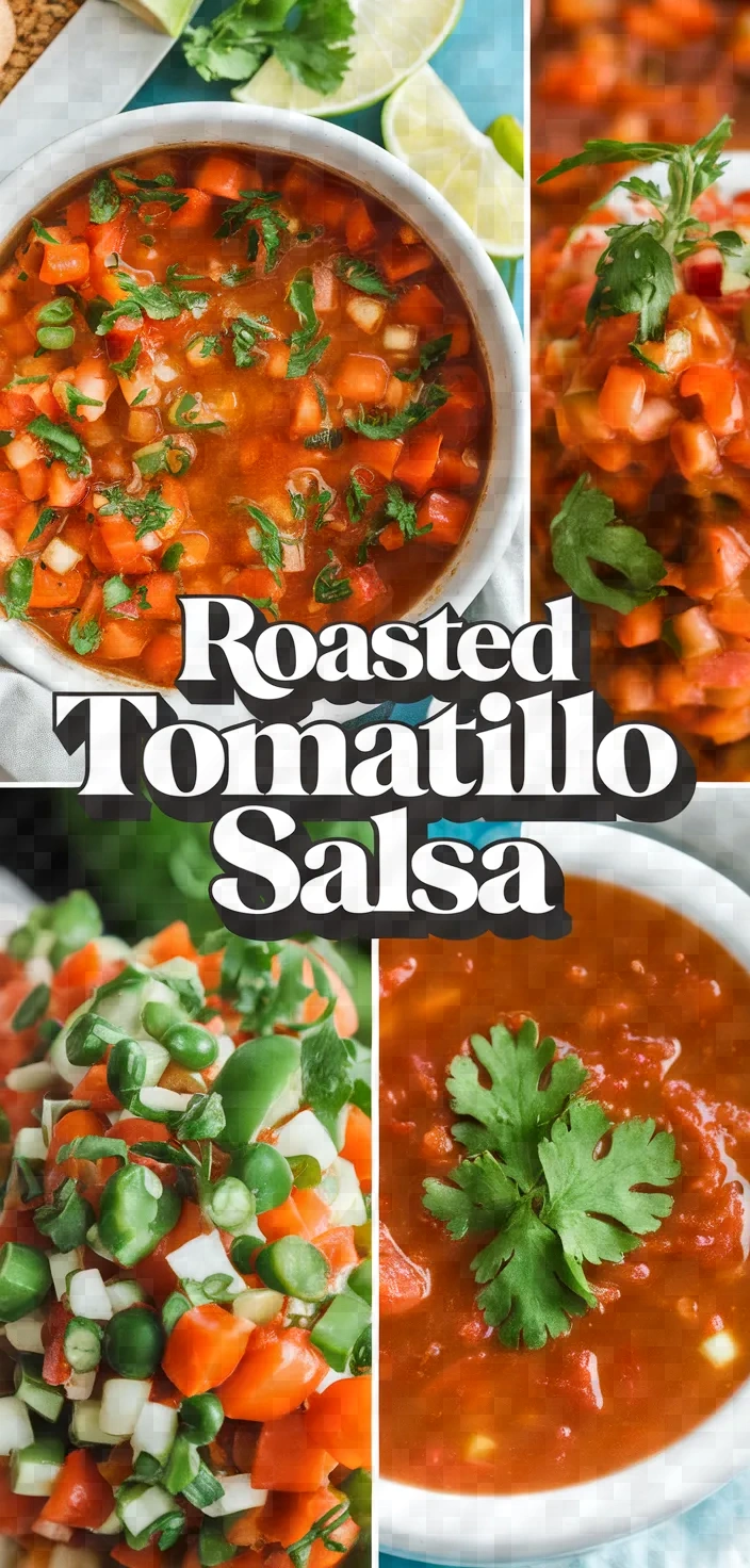 A photo of Homemade Roasted Tomatillo Salsa 2 Recipe