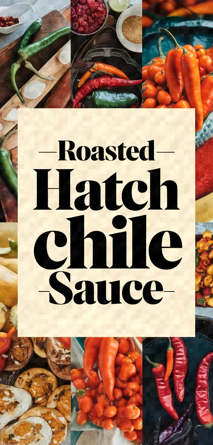 A photo of Roasted Hatch Green Chile Sauce 2 Recipe