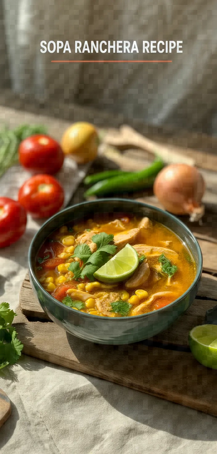 A photo of Sopa Ranchera Recipe