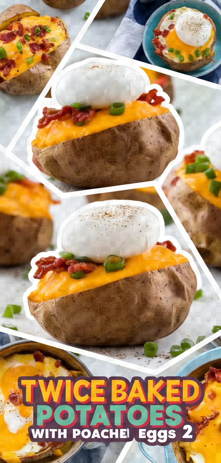 A photo of Twice Baked Potatoes With Poached Eggs 2 Recipe