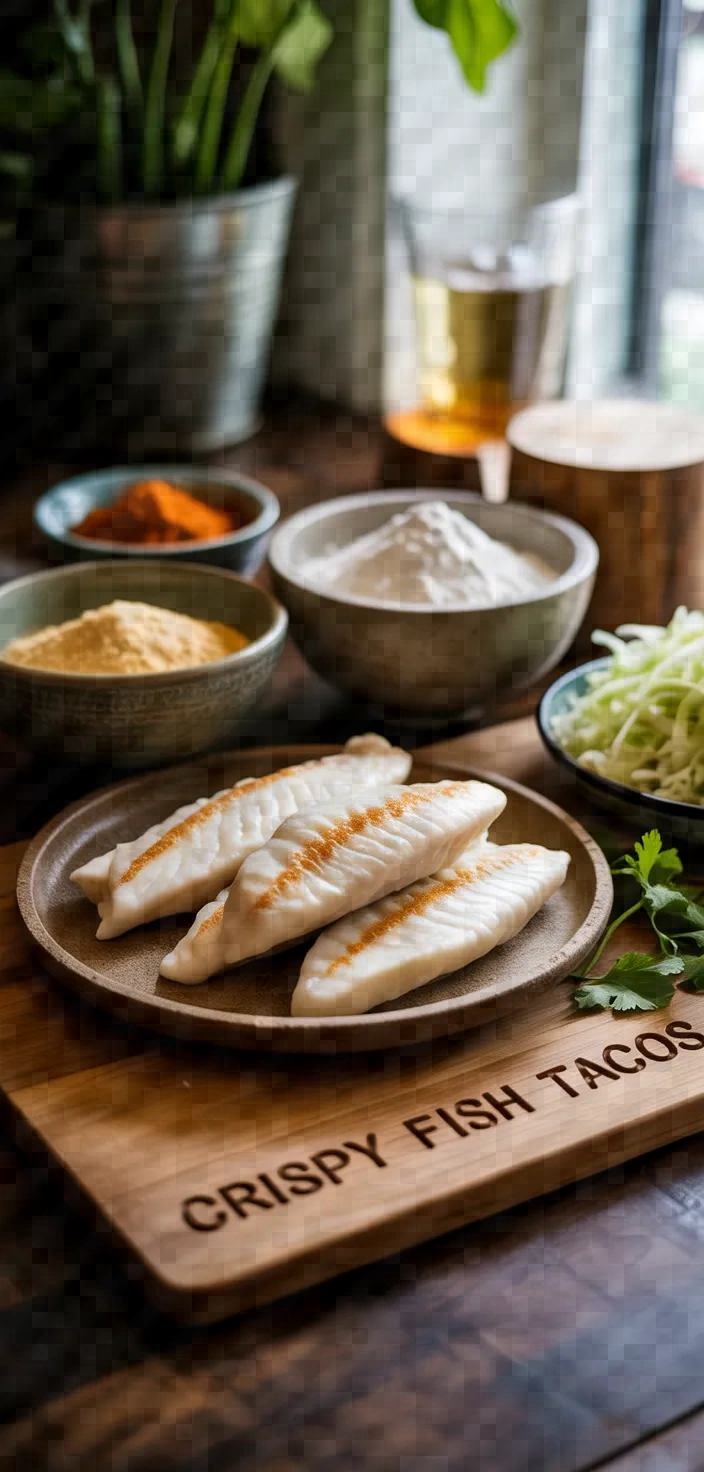 Ingredients photo for Crispy Fish Tacos Recipe