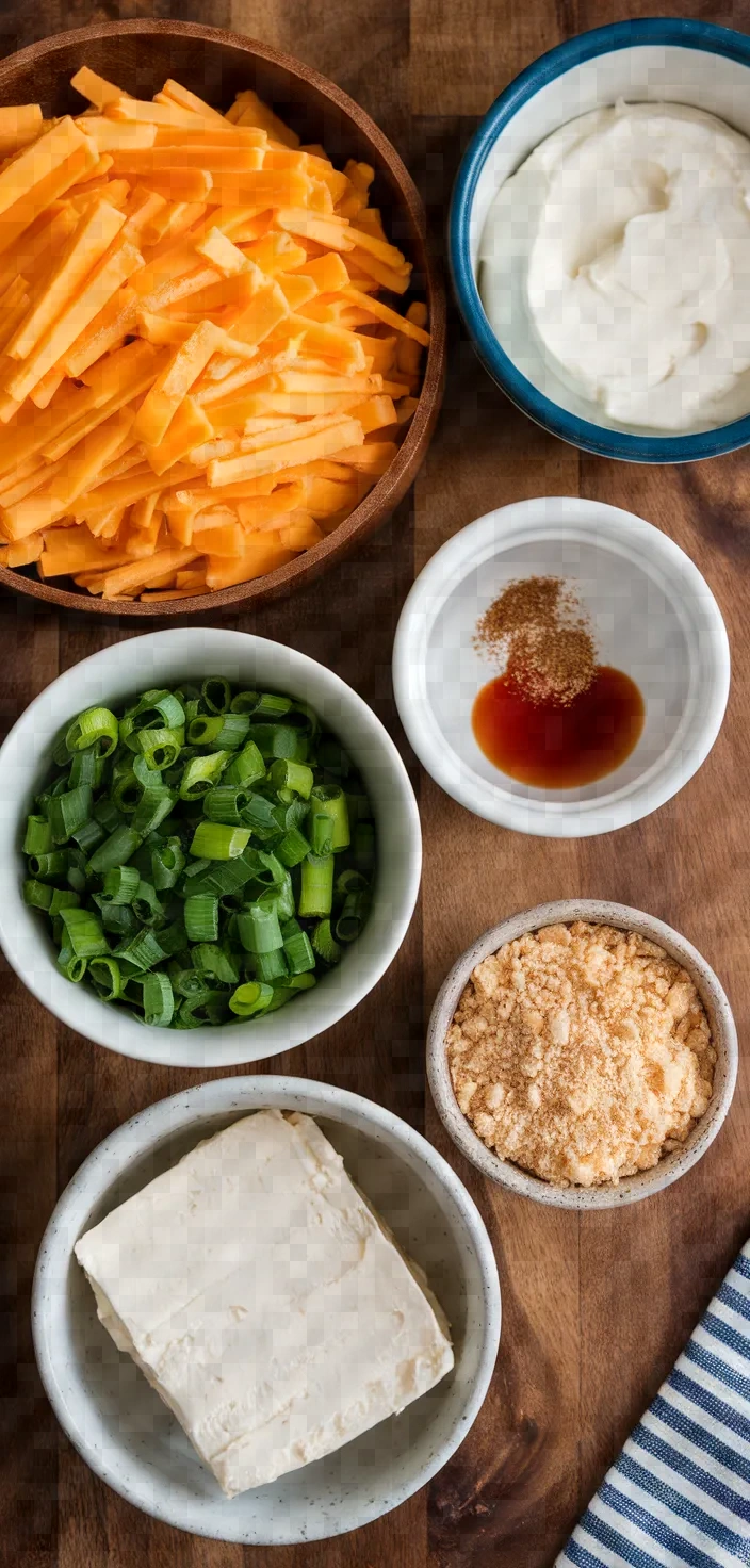 Ingredients photo for Dubliner Cheese Dip 2 Recipe