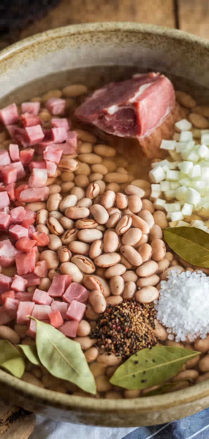 Ingredients photo for Ham And Beans Recipe