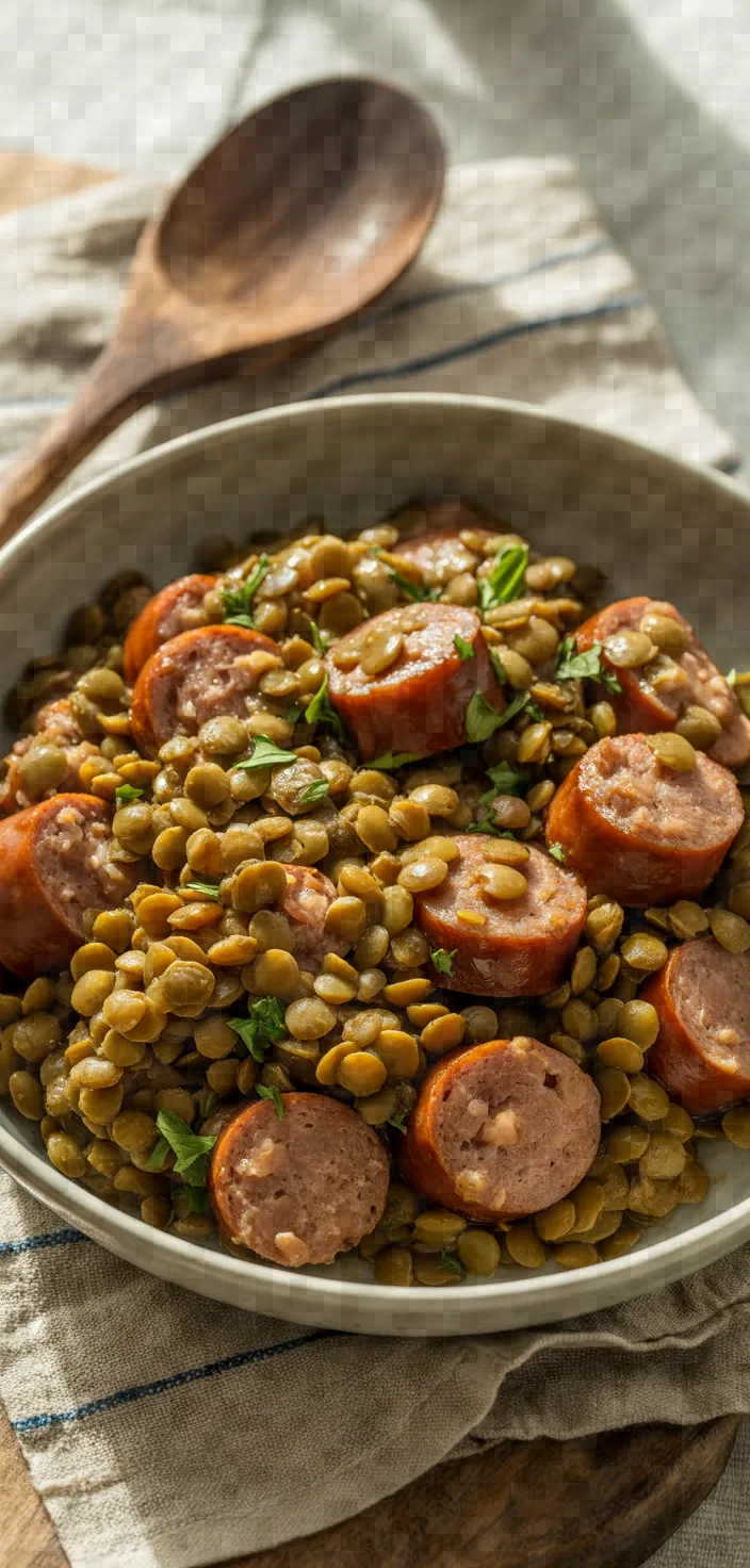 Sausage And Lentils Recipe