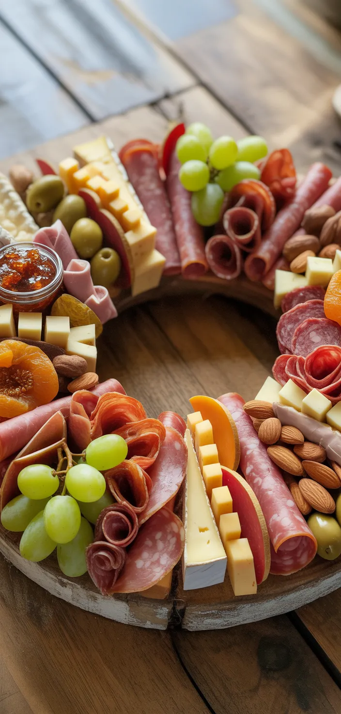 Ingredients photo for Charcuterie Wreath Recipe