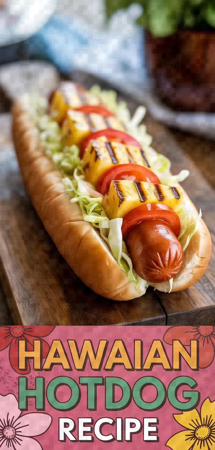 A photo of Hawaiian Hotdog Recipe