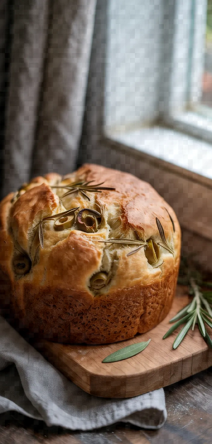 Homemade Rosemary Olive Bread 2 Recipe
