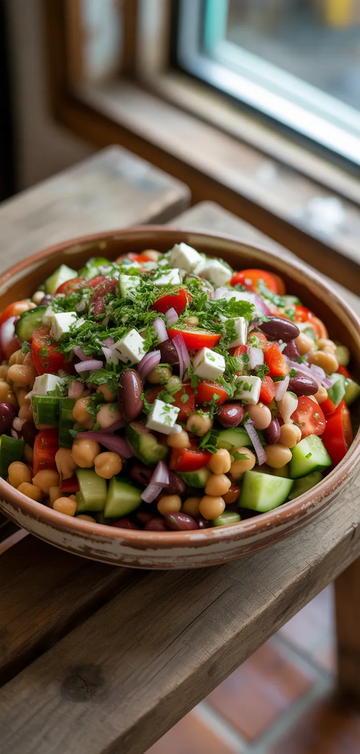 Ingredients photo for Mediterranean Bean Salad Recipe