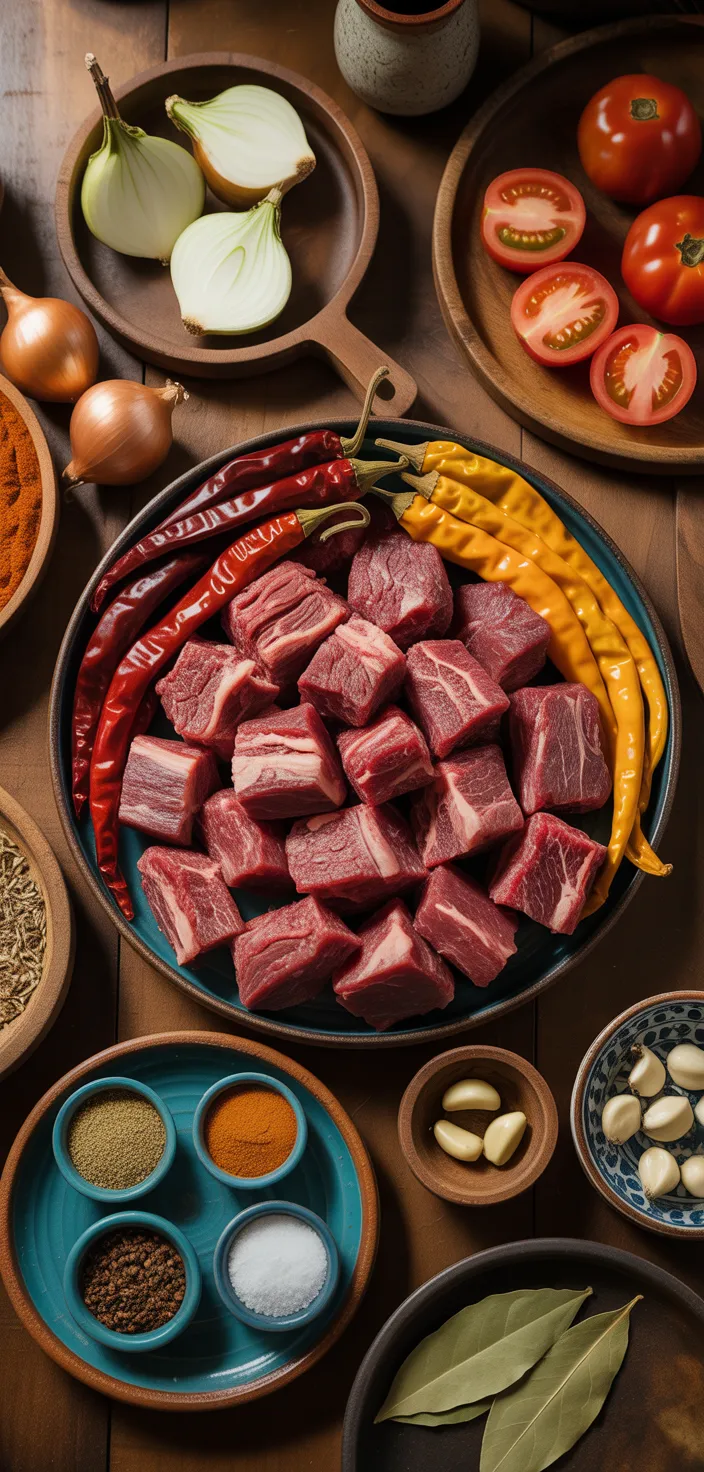 Ingredients photo for The Best Ever Mexican Birria Recipe