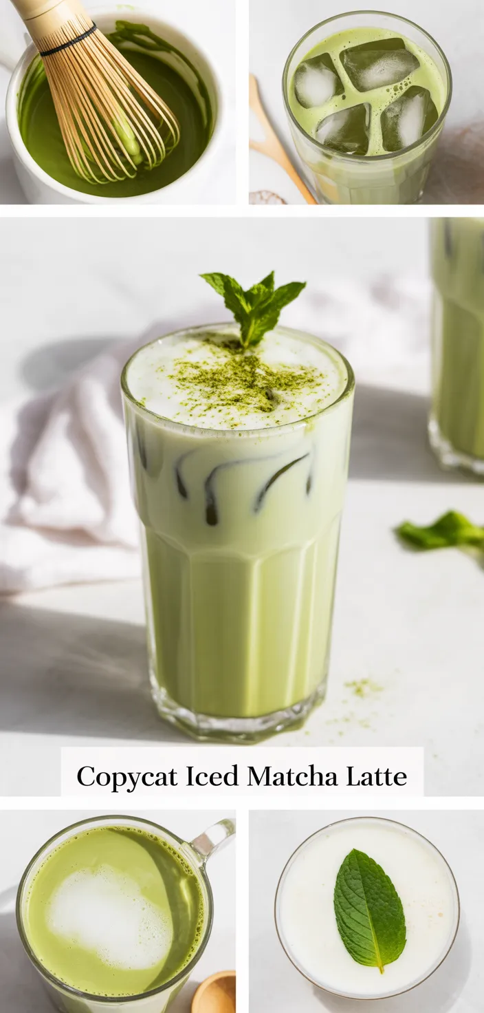 Copycat Starbucks Iced Matcha Latte Recipe Cravecookcreate